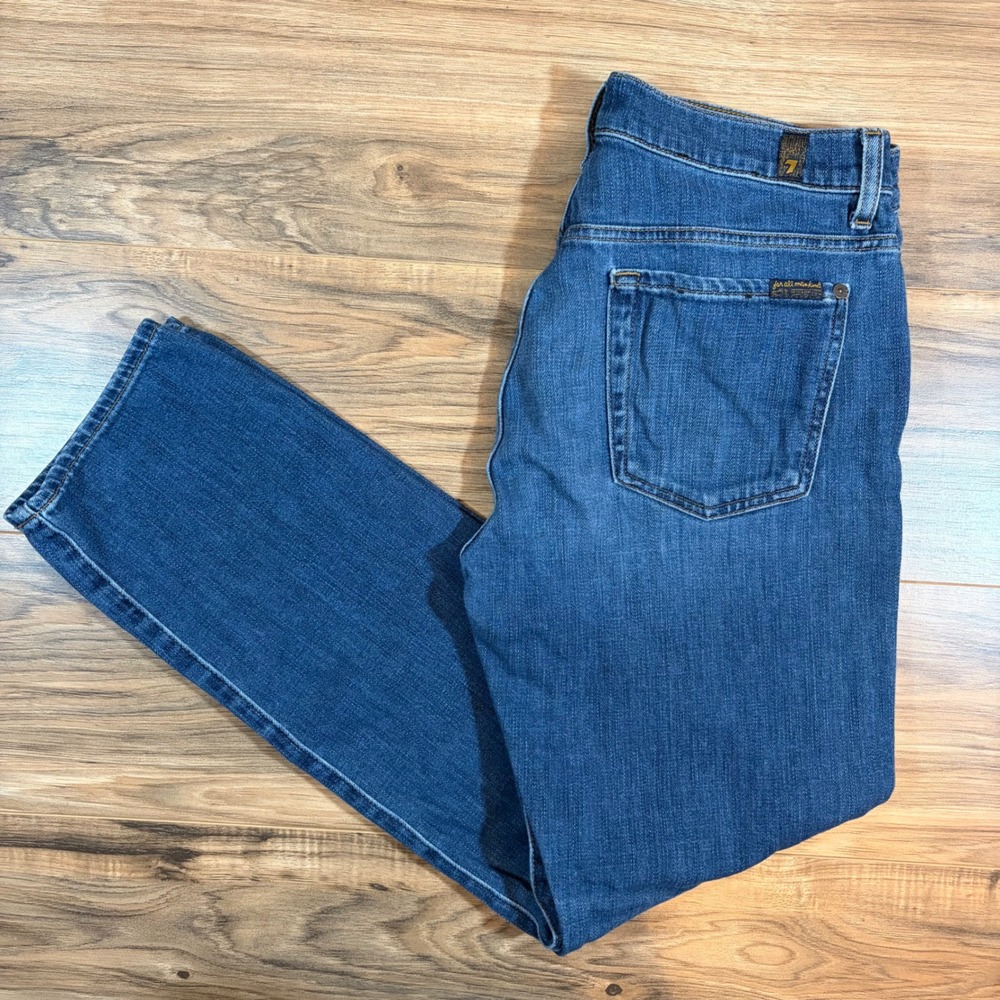 7 For All Mankind Adrien Slim Tapered Jeans Mens 32x30 Blue Series 7 Denim